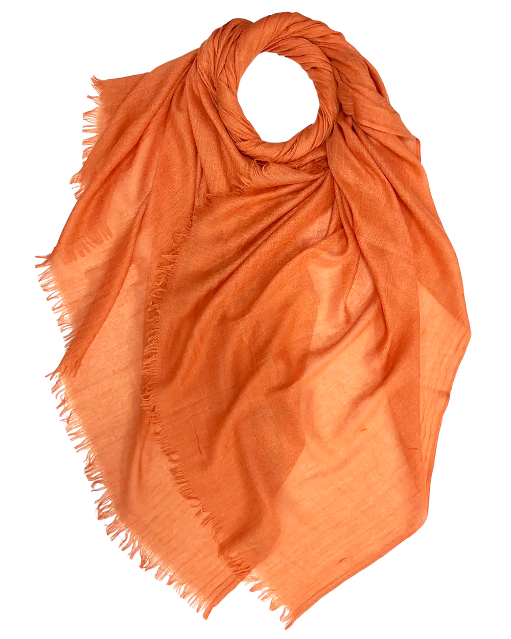 Orange tørklæde