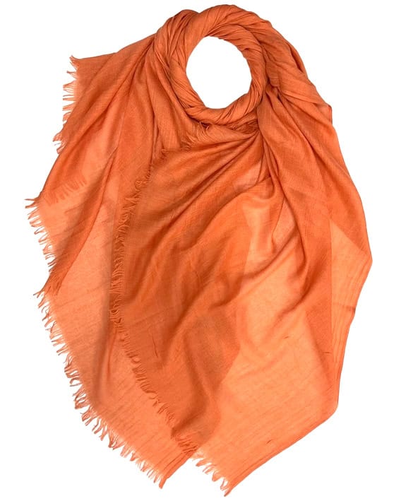 Orange-tørklæde-dame