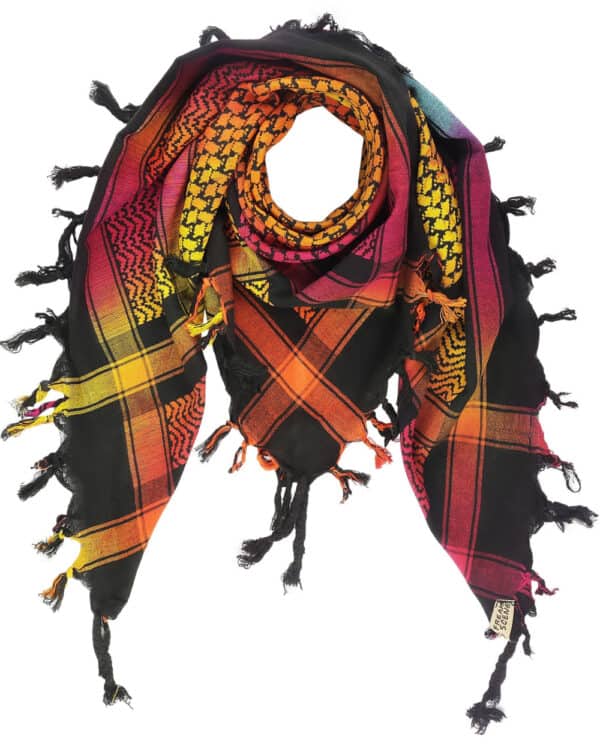 Multicolor-partisaner-tørklæde