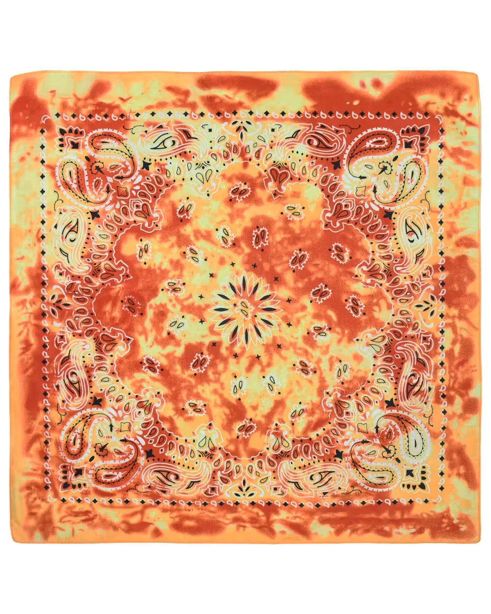 Bandana orange gul